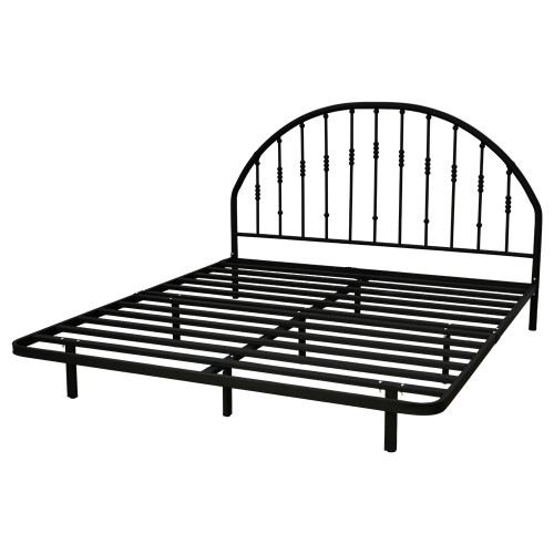 هيكل سرير معدني أسود 180×200 سم هيكل سرير معدني أسود 180×200 سم