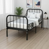 سرير معدني أسود 170X80 سم
