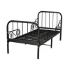 سرير معدني أسود 170X80 سم