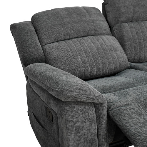 كنبة استرخاء قماش 3 مقاعد قابلة للإمالة كنبة استرخاء قماش 3 مقاعد قابلة للإمالة