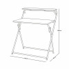 مكتب قابل للطي خشب عصري 80×100 سم