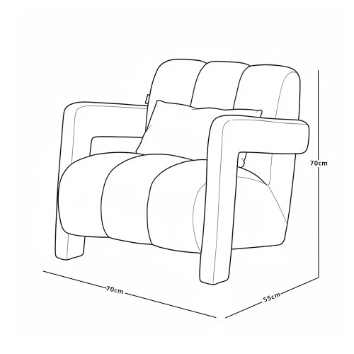 كرسي مفرد فخم عصري مخملي بيج كرسي مفرد فخم عصري مخملي بيج