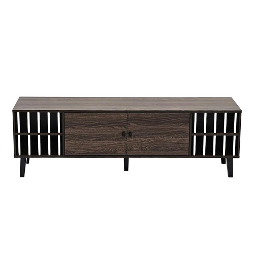 وحدة تلفاز عصرية خشب بني 160 سم