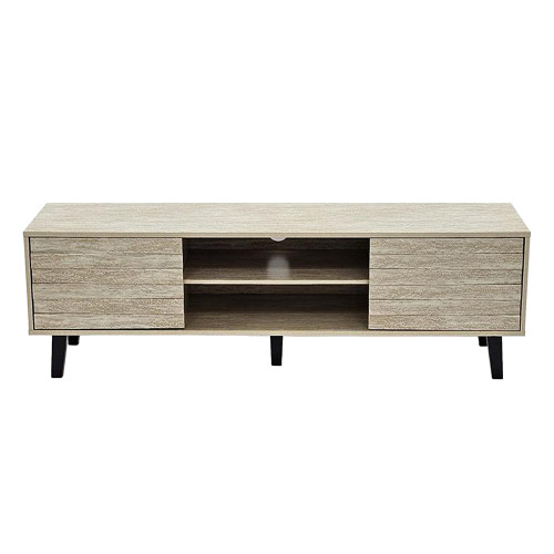 وحدة تلفاز عصرية خشب بيج 160 سم