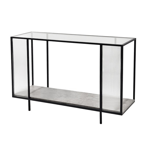 مدخل استقبال مودرن خشب مع سطح زجاجي