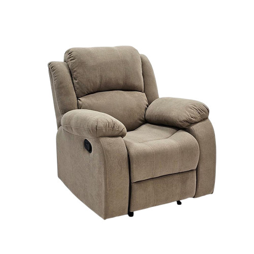 كرسي استرخاء ثابت قماش كافيه كرسي استرخاء ثابت قماش كافيه