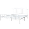 هيكل سرير معدني أبيض 180×200 سم هيكل سرير معدني أبيض 180×200 سم