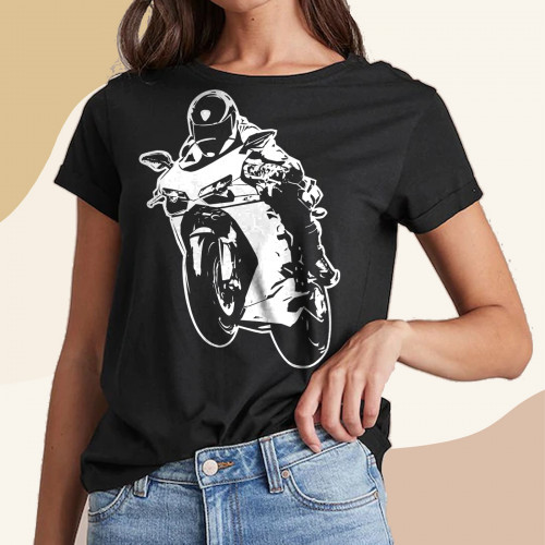 تيشيرت دراجة  نارية ريس  تيشيرت دراجة  نارية ريس