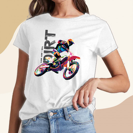 تيشيرت دراجة نارية صحراوي