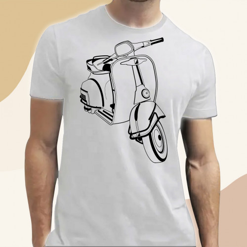 تيشيرت دراجة نارية فيسبا تيشيرت دراجة نارية فيسبا
