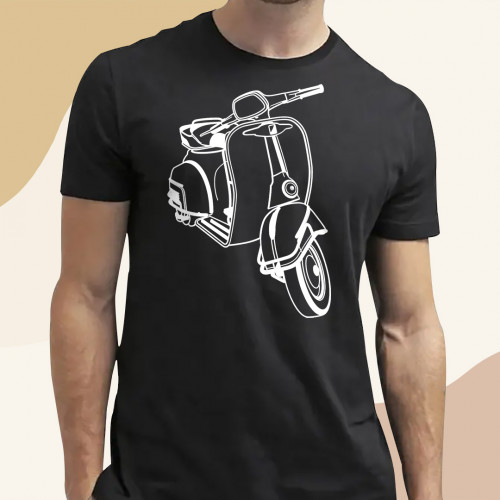 تيشيرت دراجة نارية فيسبا تيشيرت دراجة نارية فيسبا