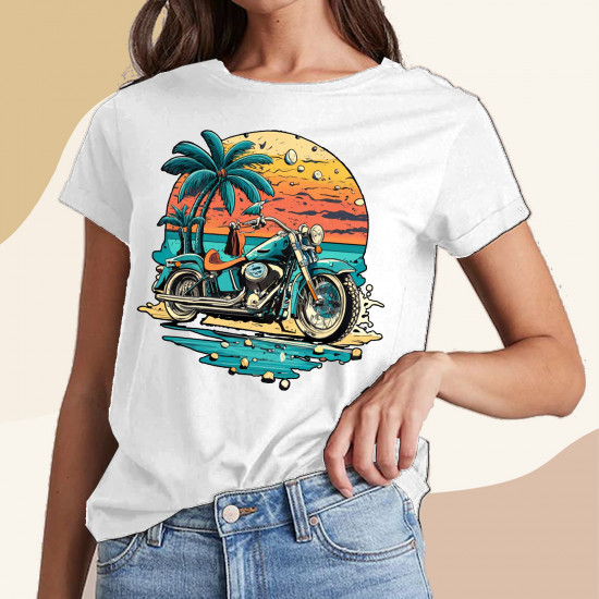 تيشيرت دراجة نارية كلاسيك 2