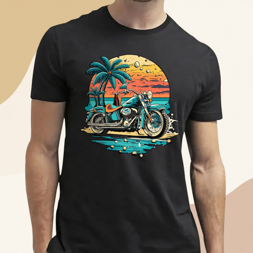 تيشيرت دراجة نارية كلاسيك 2 تيشيرت دراجة نارية كلاسيك 2