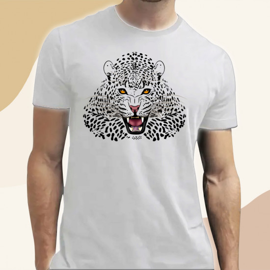 تيشيرت بنقشة النمر