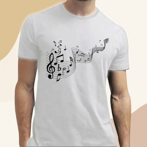 تيشيرت نوتة موسيقية تيشيرت نوتة موسيقية