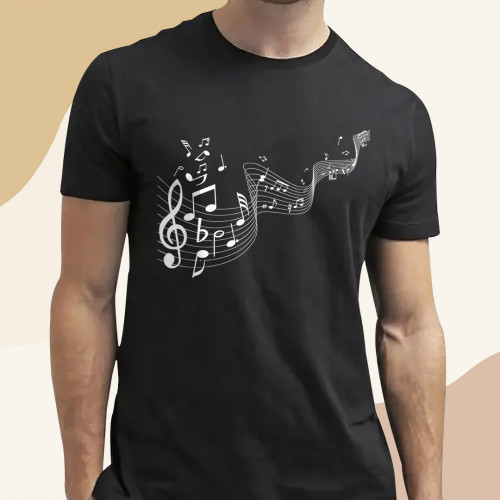 تيشيرت نوتة موسيقية تيشيرت نوتة موسيقية