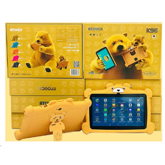 تابلت K96 مقاس 7 بوصة للأطفال، ذاكرة وصول عشوائي 32 جيجابايت، ذاكرة وصول عشوائي 3 جيجابايت واي فاي، بلوتوث، كاميرا مزدوجة، تعليمية، ألعاب، مراقبة أبوية، برامج (بني فاتح) تابلت K96 مقاس 7 بوصة للأطفال، ذاكرة وصول عشوائي 32 جيجابايت، ذاكرة وصول عشوائي 3 جيجابايت واي فاي، بلوتوث، كاميرا مزدوجة، تعليمية، ألعاب، مراقبة أبوية، برامج (بني فاتح)