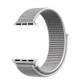 سوار قابل للتبديل لساعة أبل (سلسلة 1-7)، مقاس 42-44 مم رمادي / أبيض