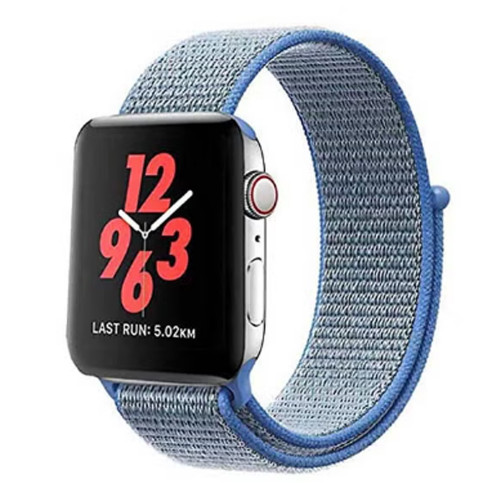 سوار بديل من النايلون لسلسلة Apple iWatch 7/6/5/4/3/2/1 45 ملم/44 ملم/42 ملم سوار بديل من النايلون لسلسلة Apple iWatch 7/6/5/4/3/2/1 45 ملم/44 ملم/42 ملم