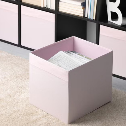 صندوق للتخزين وردي 33X38X33CM صندوق للتخزين وردي 33X38X33CM