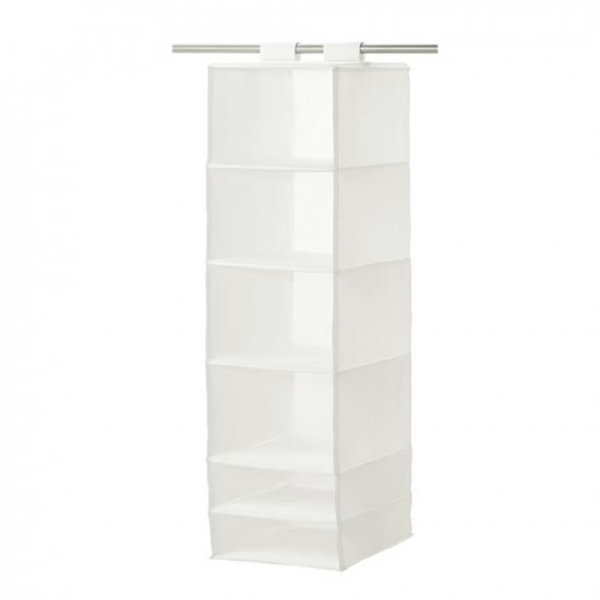 منظم للتعليق من إتش إس إل أبيض 35x45x125cm