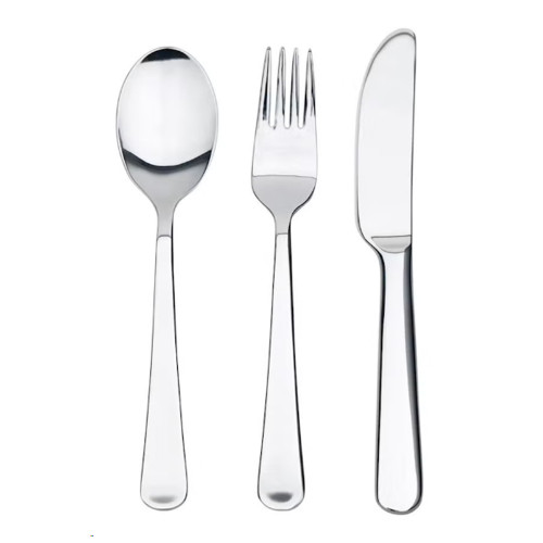 مجموعة أدوات المائدة - 3 قطع - فضي مجموعة أدوات المائدة - 3 قطع - فضي