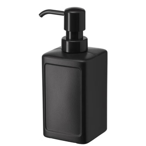 موزع صابون على شكل مستطيل أسود موزع صابون على شكل مستطيل أسود