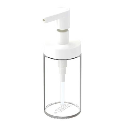 موزع الصابون السائل شفاف/ أبيض 10سم موزع الصابون السائل شفاف/ أبيض 10سم