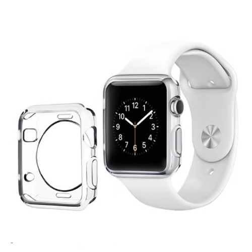 غطاء حماية صلب واقٍ لساعة أبل مقاس 42 مم طراز Band-000088 شفاف غطاء حماية صلب واقٍ لساعة أبل مقاس 42 مم طراز Band-000088 شفاف