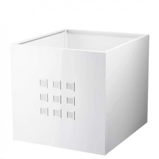 صندوق تخزين متعدد الأغراض أبيض