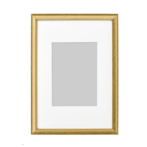 إطار ذهبي اللون مقاس 21X30 سم إطار ذهبي اللون مقاس 21X30 سم