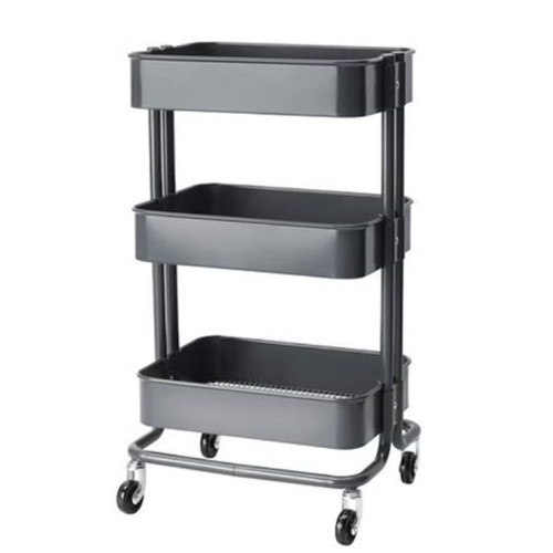 عربة مطبخ رمادي  عربة مطبخ رمادي