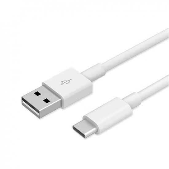 كابل للشحن ومزامنة البيانات بمنفذ USB وType C أبيض اصلي من هواوي 