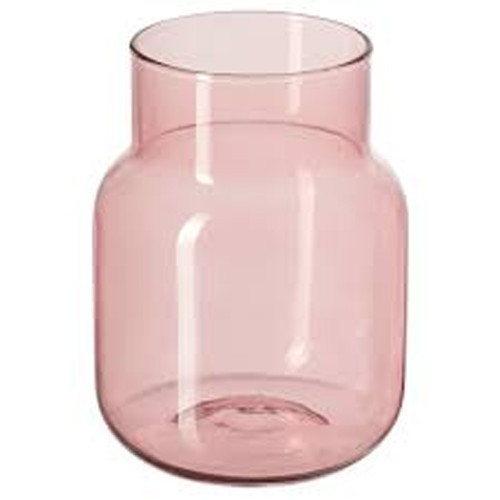 مزهرية, زجاج /وردي, 10 سم مزهرية, زجاج /وردي, 10 سم