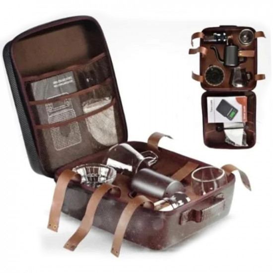 شنطة v60 المتكاملة لتحضير القهوة المختصة 12 قطعة شنطة v60 المتكاملة لتحضير القهوة المختصة 12 قطعة