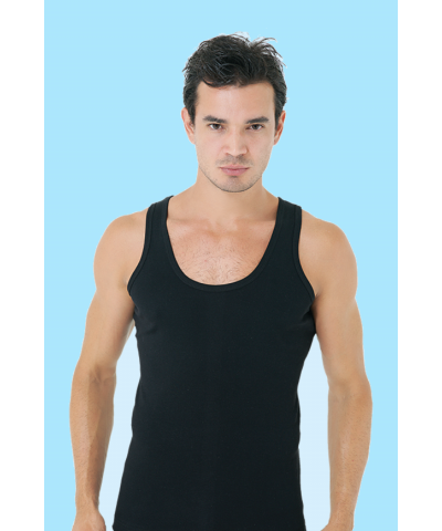 شد 6 حبة فنايل علاقي ستريش صناعة تركية قطن 100% ماركة جيلان كود 023