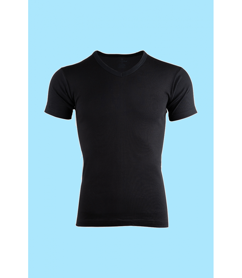 شد 6 حبة فنايل ستريش رقبة V  قطن 100% ماركة جيلان التركية كود 047