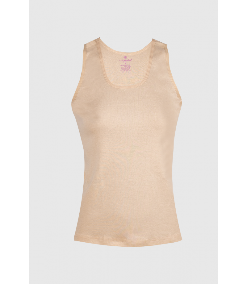 شد 6 حبة فانيلة علاقي سادة بدون تطريز قطن 100% ماركة جيلان كود 167