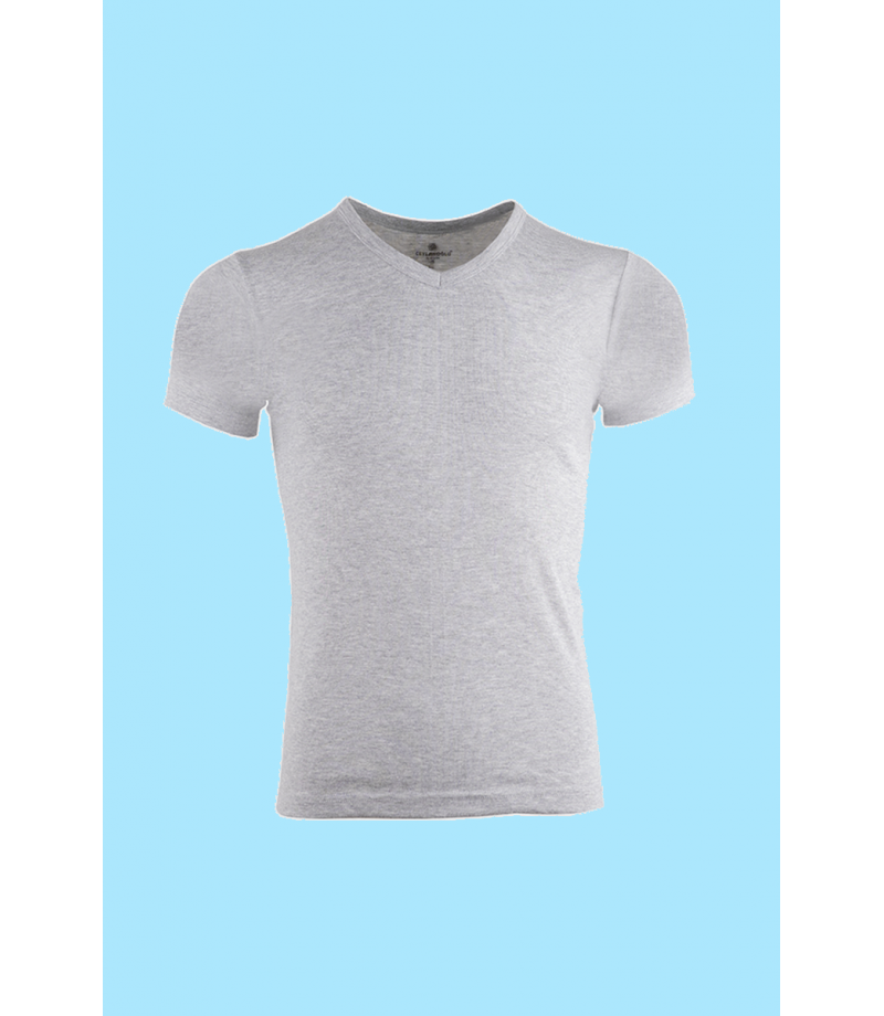 شد 6 حبة فانيلة ستريش رقبة V  صناعة تركية ماركة جيلان قطن 100% كود 047