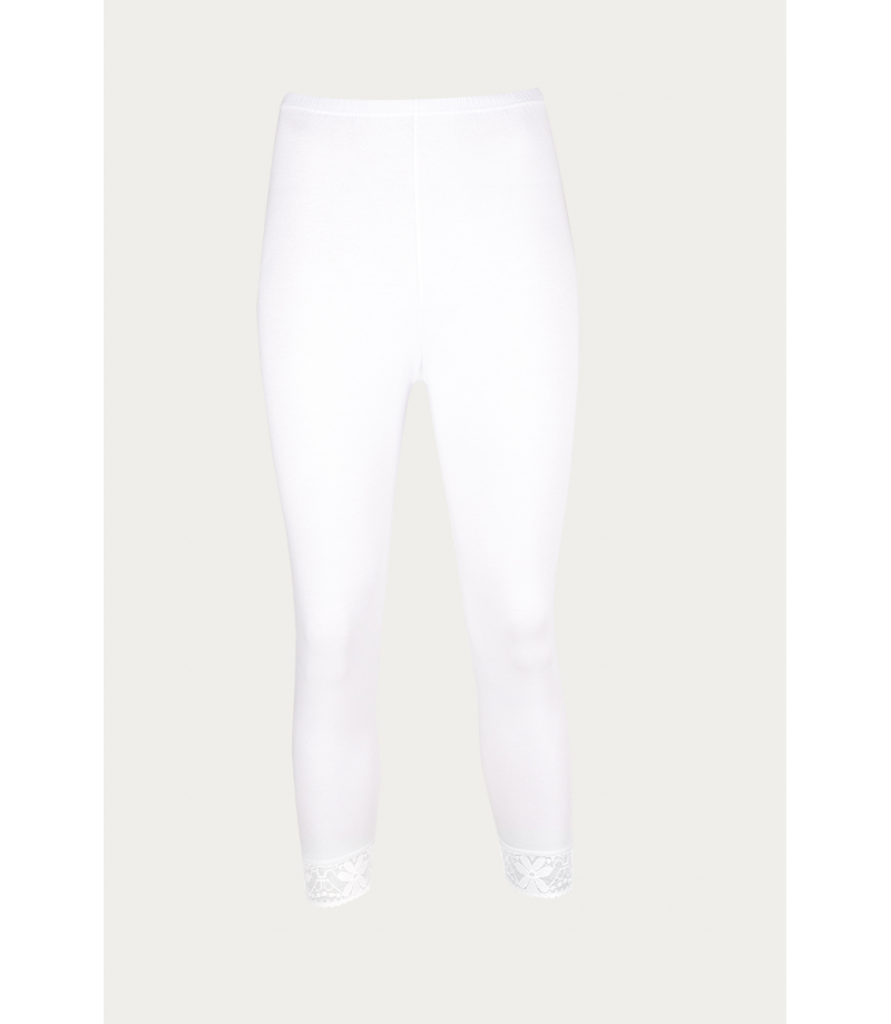 شد 6 حبة سروال طويل ليغنز ماسك مع دانتيل قطن 100% صناعة تركية ماركة جيلان كود 238