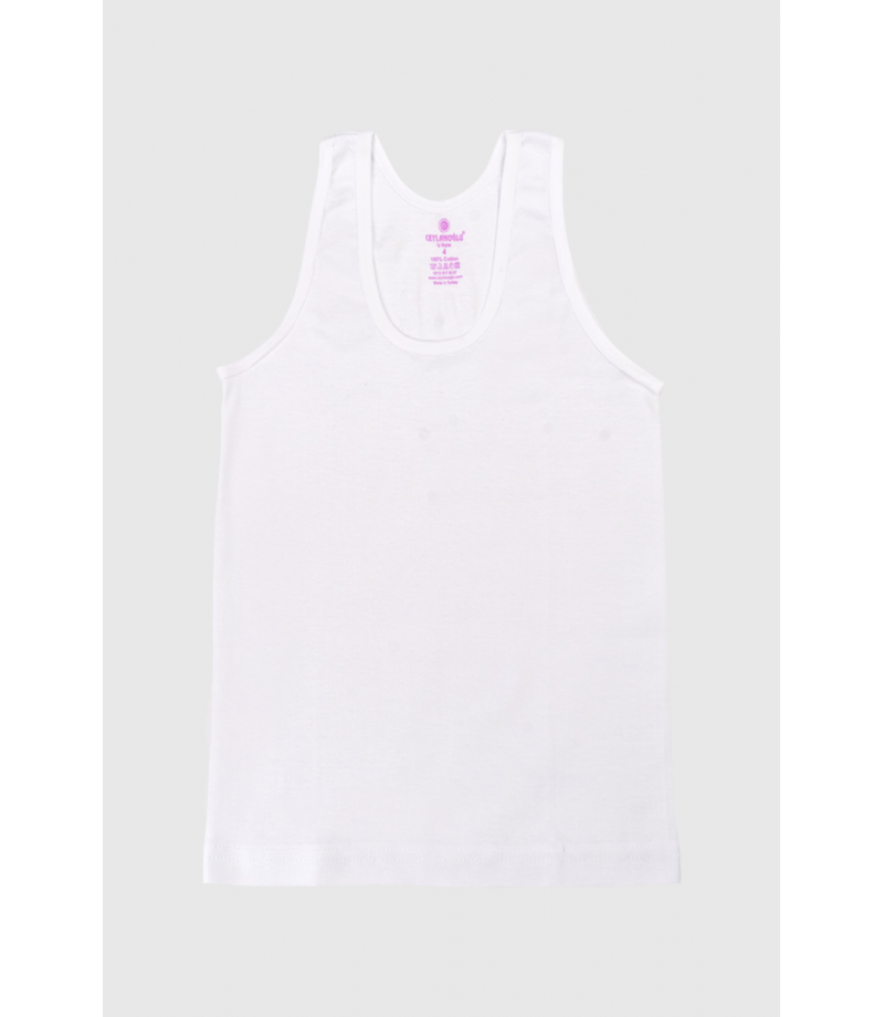 شد 6 حبة فنايل علاقي بناتي قطن 100% صناعة تركية ماركة جيلان كود 316