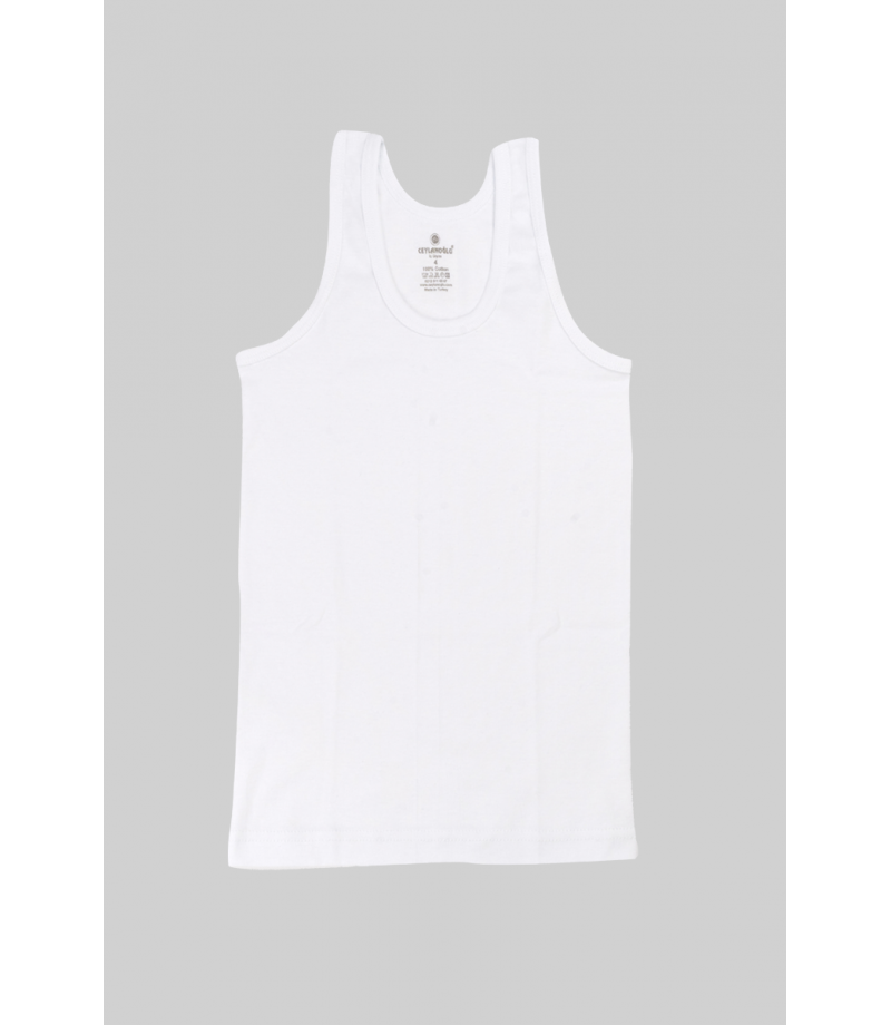 شد 6 حبة فنايل علاقي ولادي قطن 100% ماركة جيلان التركية كود 328