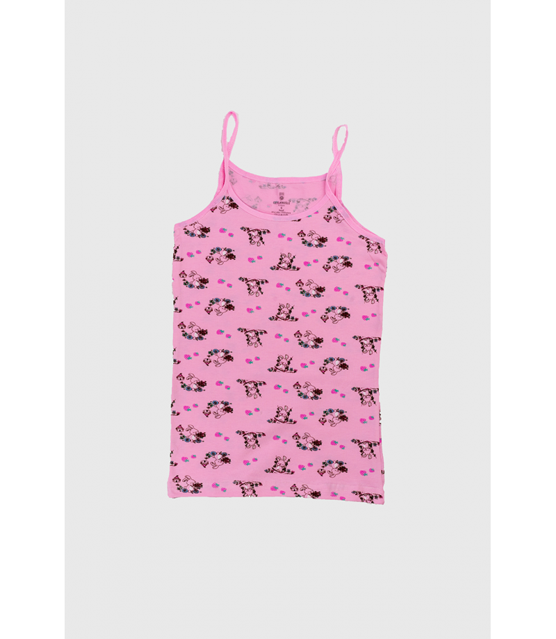 شد 6 حبة فنايل بناتي علاقي خيط ملون قطن 95% ماركة جيلان صناعة تركية كود 336