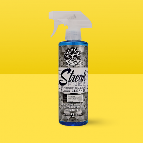 بخاخ تنظيف الزجاج بدون آثار كيميكال جايز ستريك فري Chemical Guys - 473 مل بخاخ تنظيف الزجاج بدون آثار كيميكال جايز ستريك فري Chemical Guys - 473 مل