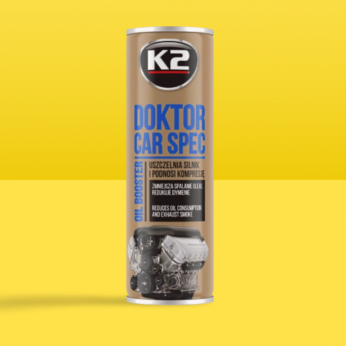K2 دكتور كار سبيك معالج زيت المكينة زيادة ضغط الزيت K2 - 443 مل K2 دكتور كار سبيك معالج زيت المكينة زيادة ضغط الزيت K2 - 443 مل