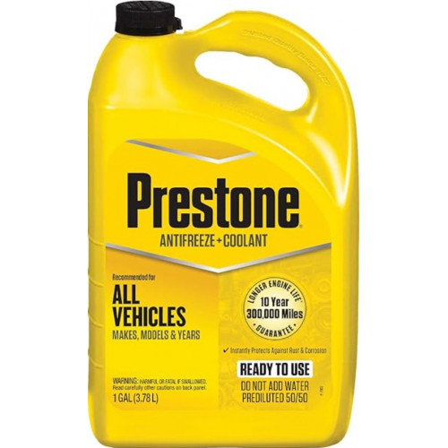 سائل تبريد بريستون 50/50 الأخضر Prestone 1G AF2100 سائل تبريد بريستون 50/50 الأخضر Prestone 1G AF2100