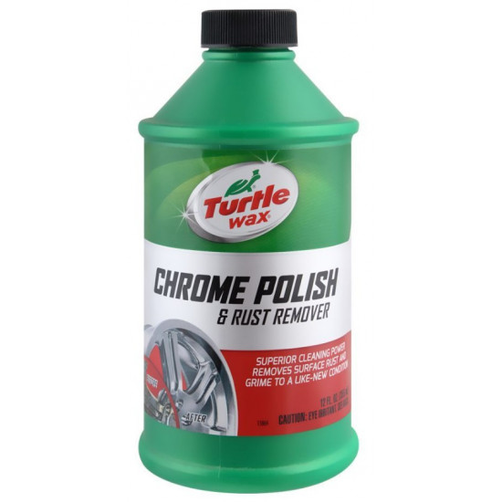 ملمع الكروم من تيرتل واكس 355 مل | Turtle Wax ملمع الكروم من تيرتل واكس 355 مل | Turtle Wax