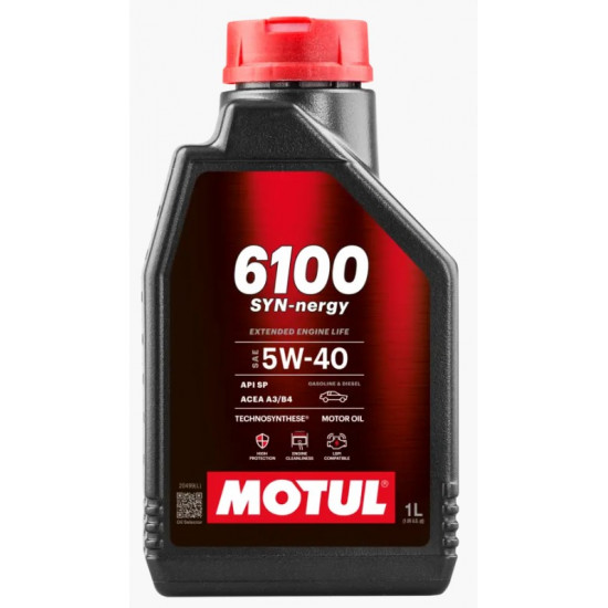زيت المحرك موتول 6100 SYN-nergy 5W-40 – عبوة 1 لتر زيت المحرك موتول 6100 SYN-nergy 5W-40 – عبوة 1 لتر