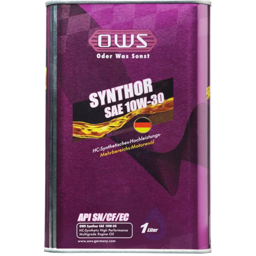 زيت OWS Synthor 10W‑30 – عبوة 1 لتر او دبليو اس الماني زيت OWS Synthor 10W‑30 – عبوة 1 لتر او دبليو اس الماني