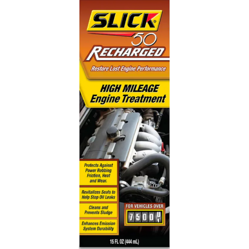 SLICK 50 سليك ٥٠ ريتشارج لمحركات المرتفعة الكيلومترات – 444 مل SLICK 50 سليك ٥٠ ريتشارج لمحركات المرتفعة الكيلومترات – 444 مل